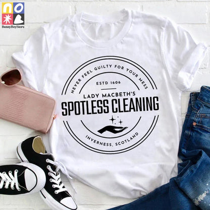 Lady Macbeth Spotless Cleaning Shakespeare Teacher Vintage T-Shirt