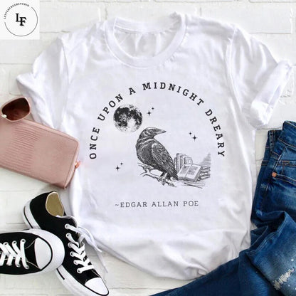 Once Upon A Midnight Dreary Teacher Vintage T-Shirt