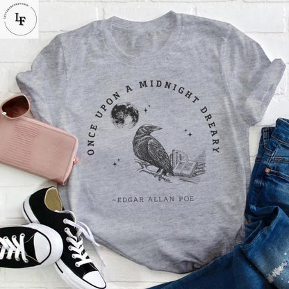 Once Upon A Midnight Dreary Teacher Vintage T-Shirt