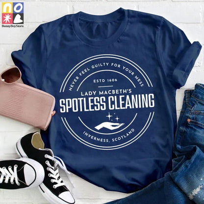 Lady Macbeth Spotless Cleaning Shakespeare Teacher Vintage T-Shirt