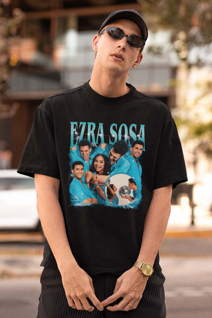 Ezra Sosa Vintage Style Graphic Tee - Retro Artist Fan Shirt