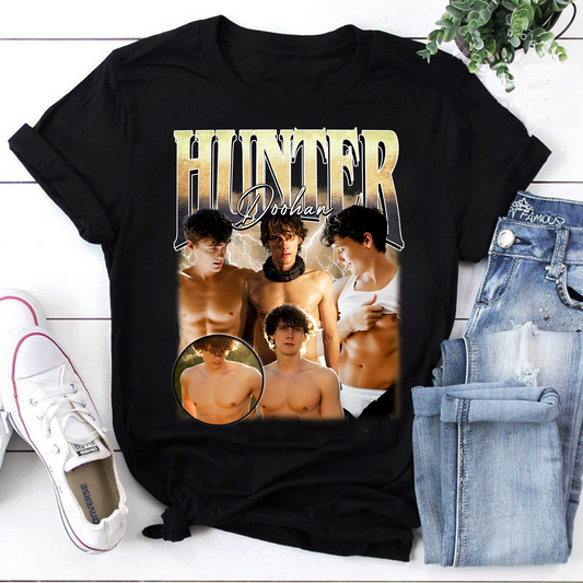 Hunter Doohan Shirt Shirt Young Actor Chest Graphic Tee