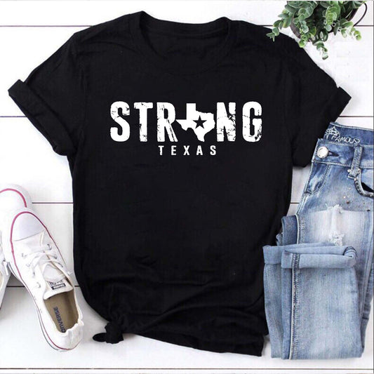 Texas Strong T-Shirt | Bold State Pride Graphic Tee for Texans