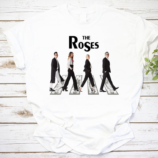 The Roses Abbey Road Parody T-Shirt - Stylish Family Tribute Tee