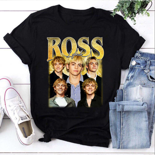 Ross Lynch Fan Art Graphic Tee - Vintage Style Music and Actor Shirt