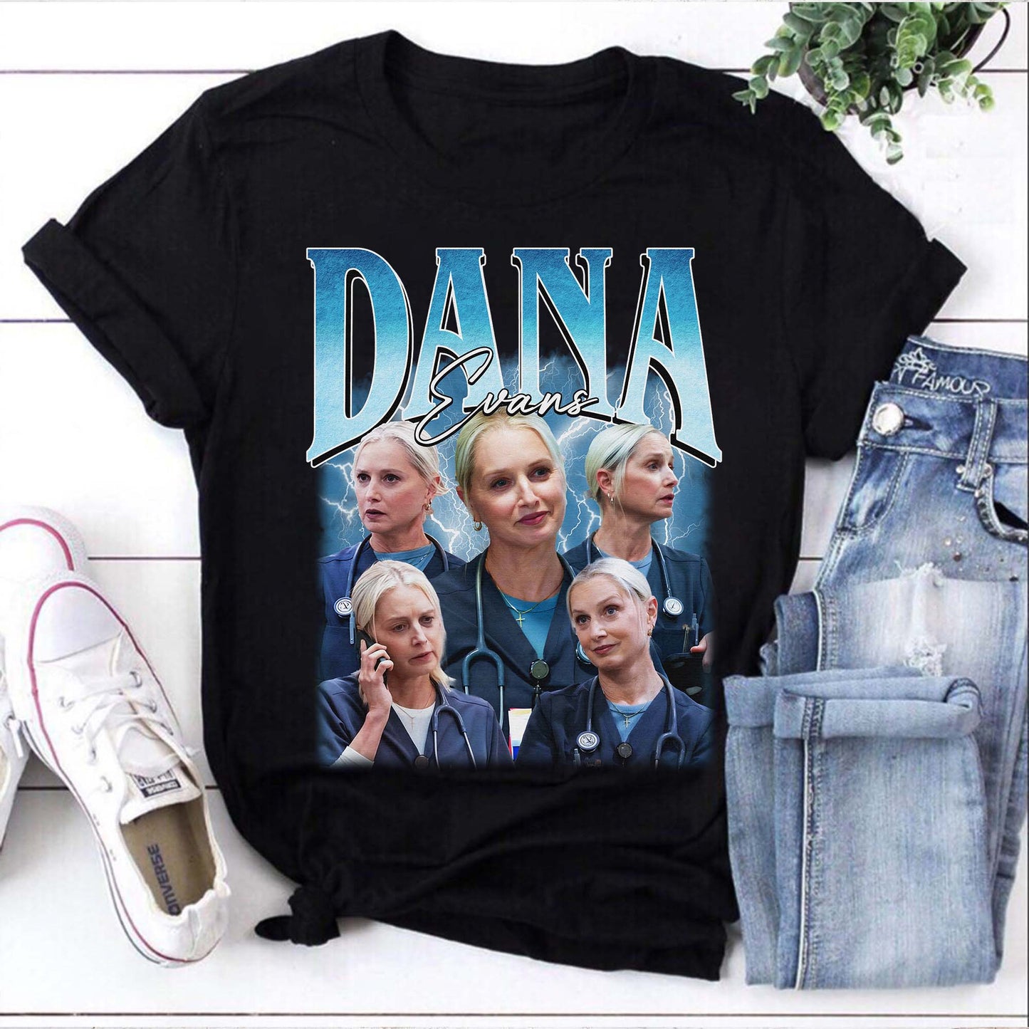 Dana Evans Chicago Med Nurse Graphic T-Shirt - Medical Drama TV Show Fan Tee