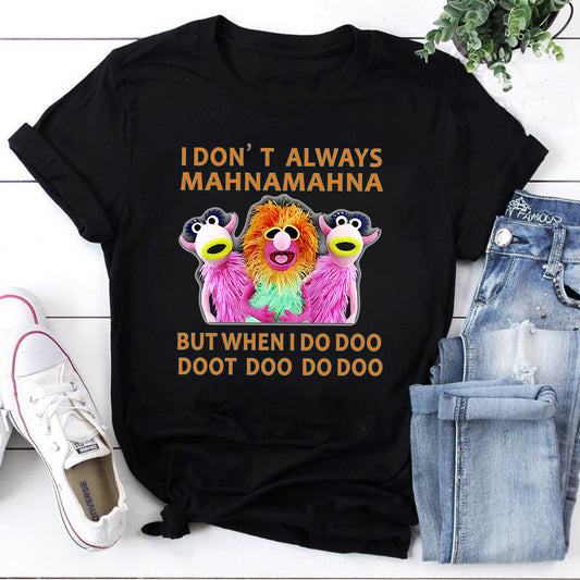 Funny Mahnamahna Doo Doot Graphic Tee - Novelty Puppet Song T-Shirt