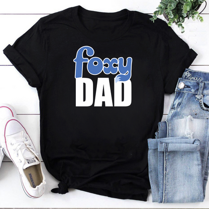 Foxy Dad Shirt - Cute Fox Tail Design Father's Day Tee