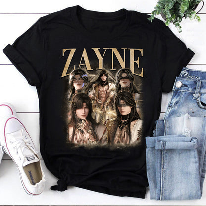 Zayne Anime Character Graphic Tee for Fans of Fantasy and Dark Aesthetic