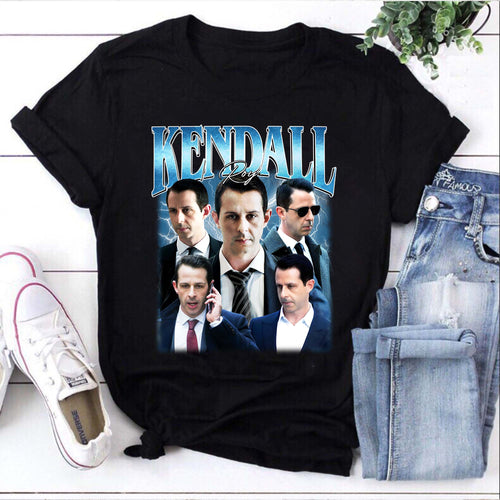 Kendall Roy Artistic Graphic T-Shirt | Succession Inspired Tee for Fans