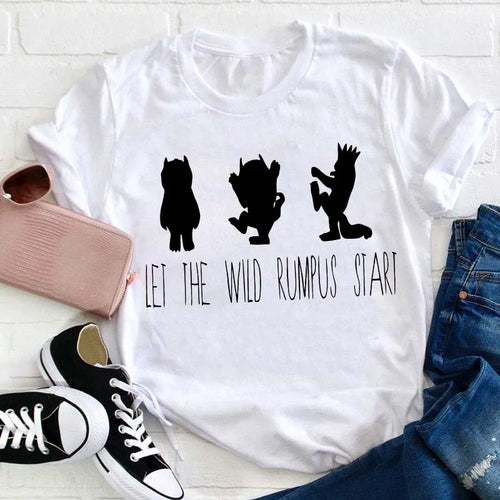 Let The Wild Rumpus Start Max and Friends Silhouette Shirt