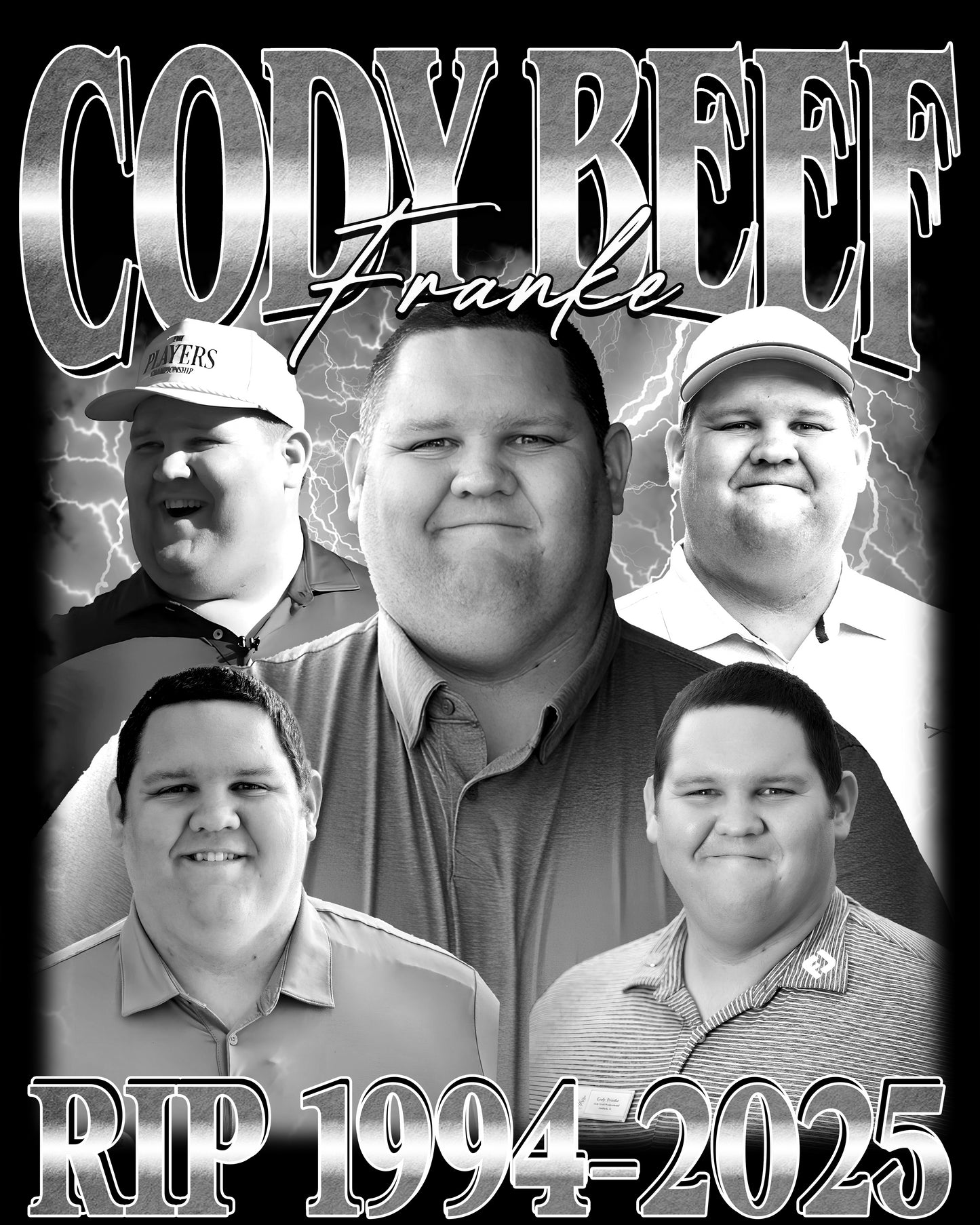 Cody Reef Franke Memorial Tribute Shirt RIP 1994-2025
