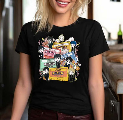Tokyo Revengers Vintage Cassette Tapes Anime T-Shirt for Fans