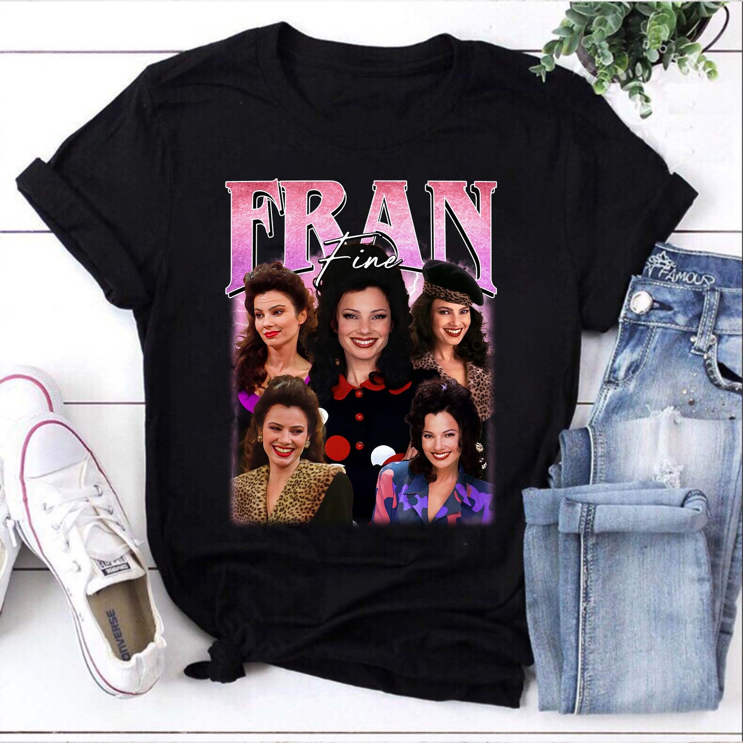 Fran Fine Vintage Style Graphic Tee - The Nanny TV Show Fan Shirt