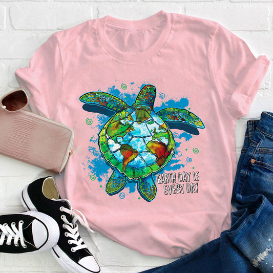 Earth Day Turtle Shirt - Environmental Awareness Tee