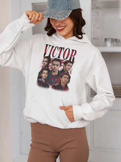 Victor Graphic Hoodie Sweatshirt - Stylish Fan Art Pullover