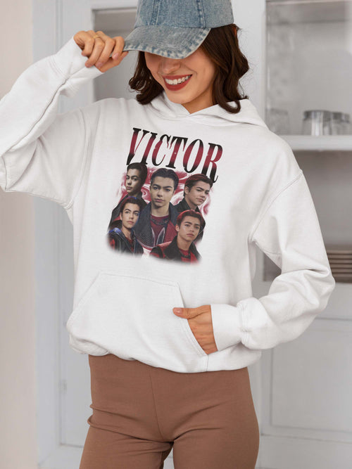 Victor Graphic Hoodie Sweatshirt - Stylish Fan Art Pullover