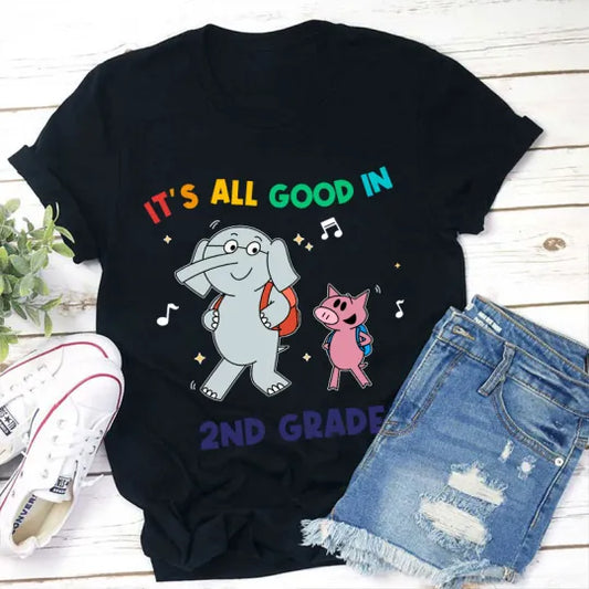 It's All Good in 2nd Grade Back to School T-Shirt for Kids