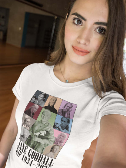 Jane Goodall Tribute T-Shirt RIP 1934-2023 | Inspirational Conservationist Tee