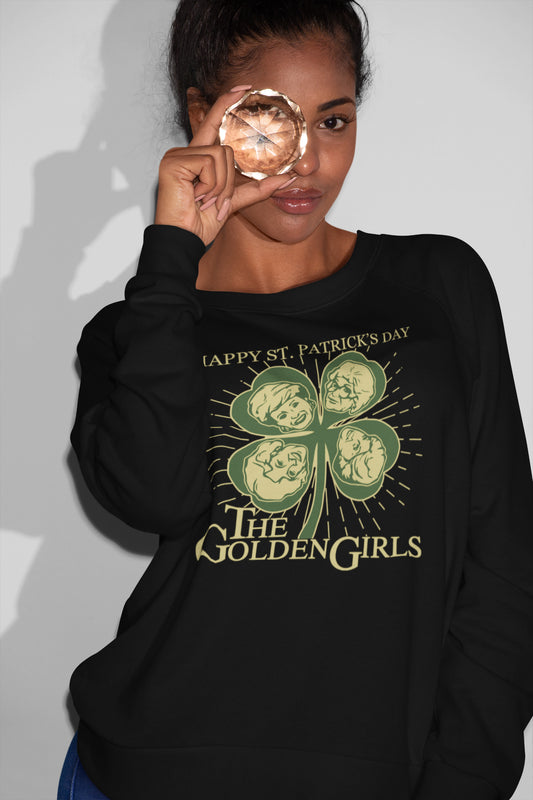 The Golden Girls Happy St. Patrick's Day Clover Sweatshirt
