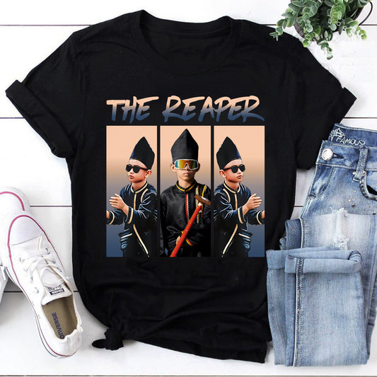 The Reaper Graphic T-Shirt Cool Streetwear with Sunglasses Design
