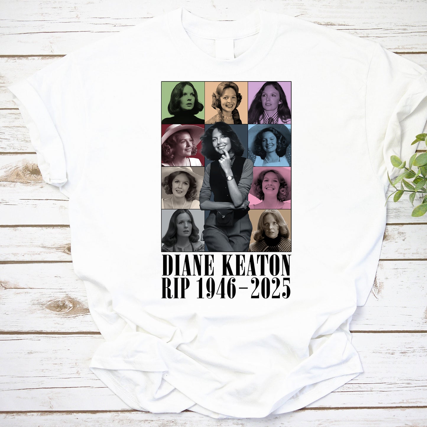 Diane Keaton Tribute Shirt RIP 1946-2025 Vintage Style Tee