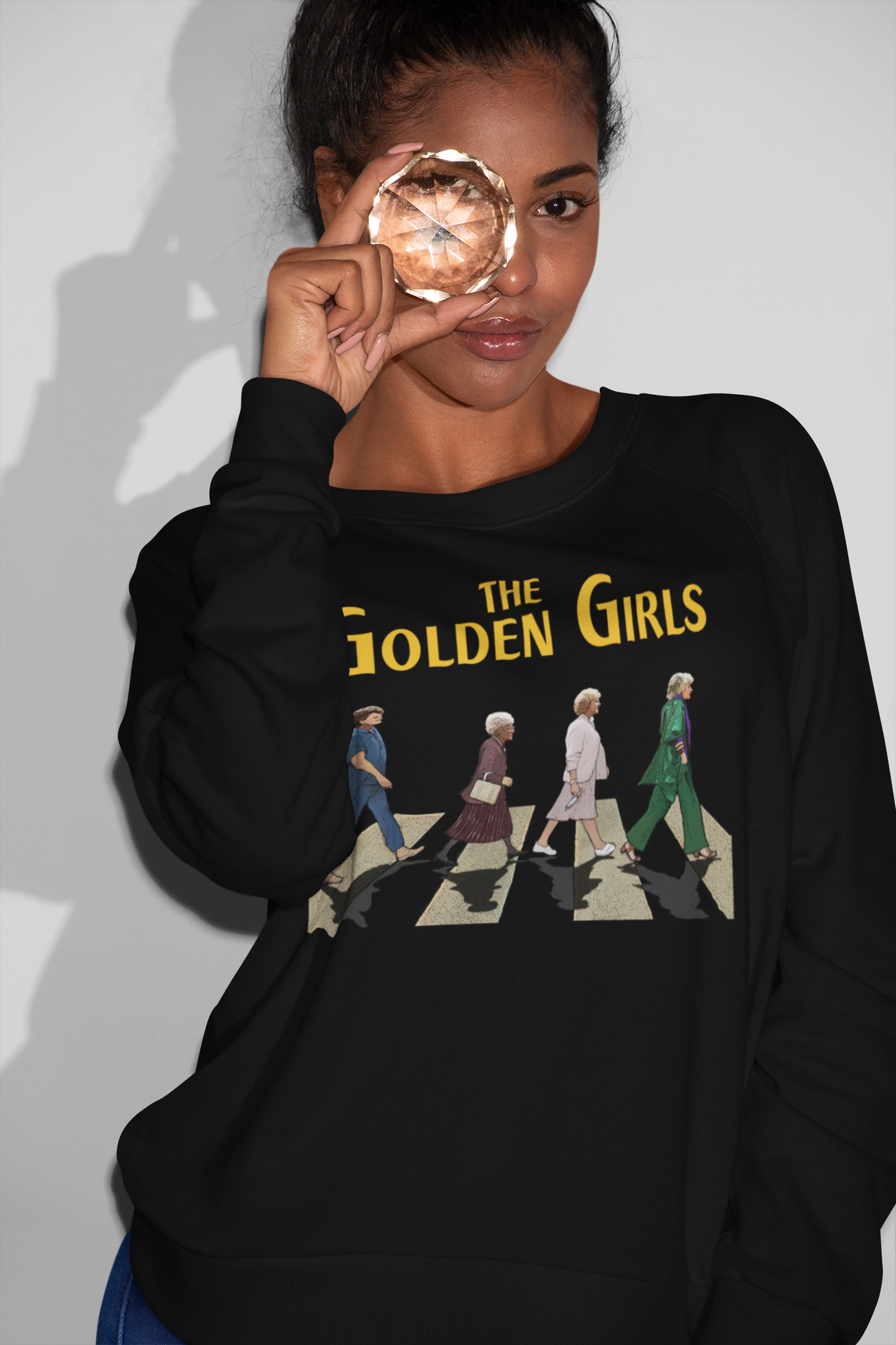 The Golden Girls Abbey Road Style Sweatshirt – Vintage TV Show Fan Pullover