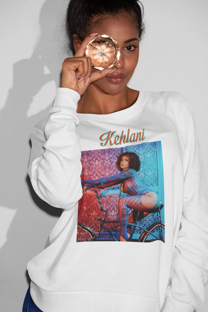 Kehlani Artistic Graphic Sweatshirt – Cozy Pullover with Bold Music Star Design