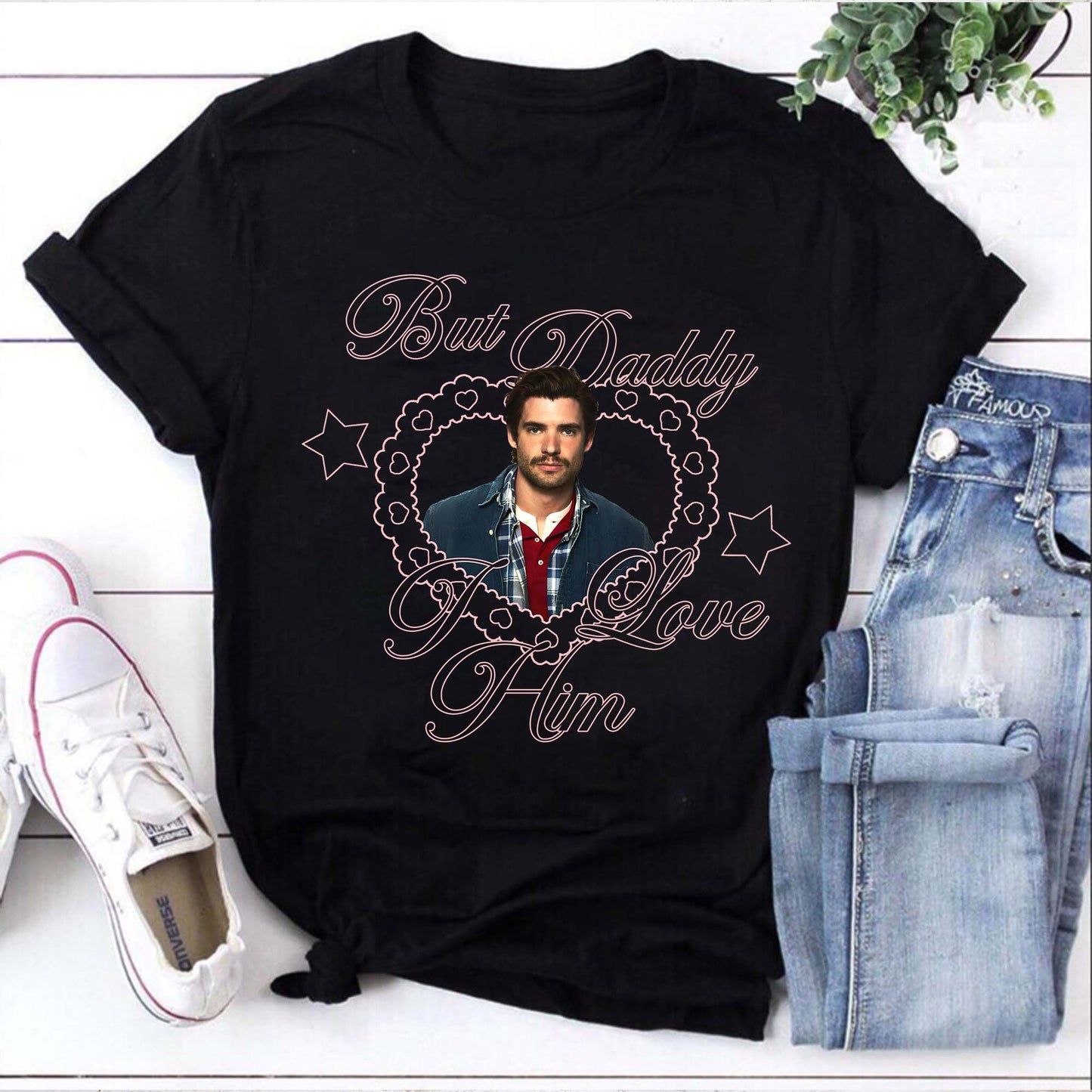 But Daddy I Love Him Shirt - Romantic Heart Graphic Tee