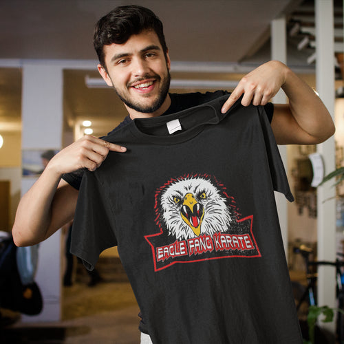 Eagle Fang Karate Retro Graphic T-Shirt for Martial Arts Fans