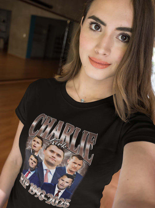 Charlie Kirk RIP 1993-2025 Memorial Graphic T-Shirt