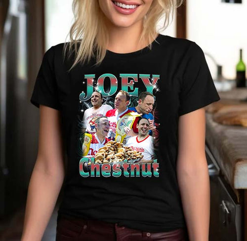 Joey Chestnut Competitive Eating Champion Fan T-Shirt