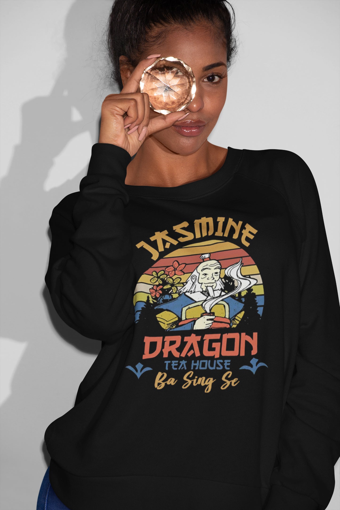 Jasmine Dragon Tea House Ba Sing Se Retro Sweatshirt for Avatar Fans
