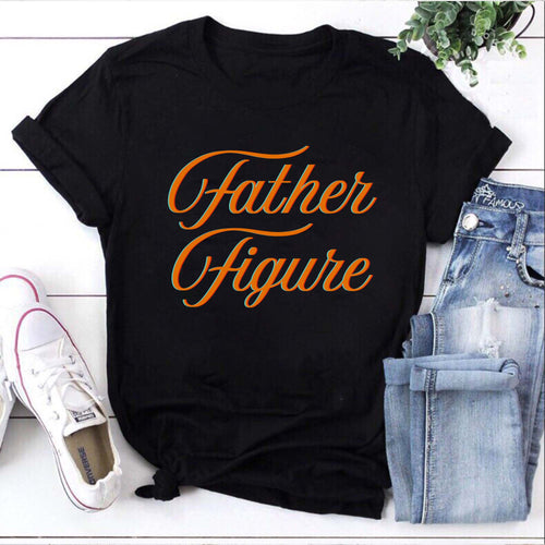 Father Figure Graphic Tee - Vintage Style Dad Shirt Gift