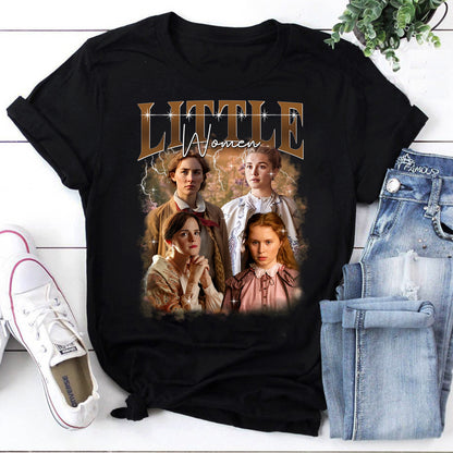 Little Women Movie Poster T-Shirt Vintage Style Classic Film Tee