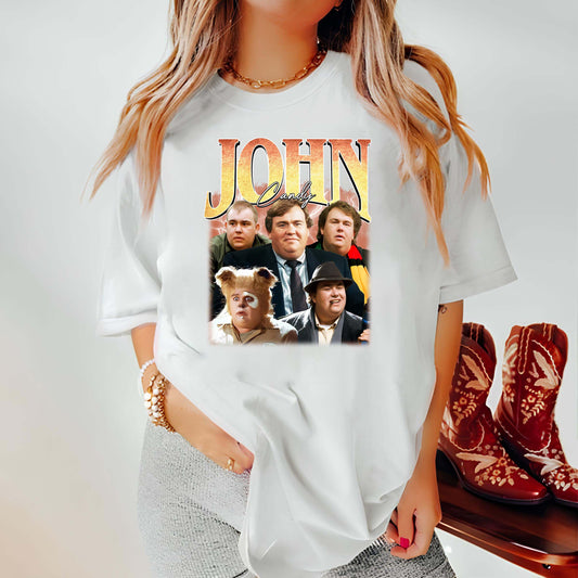 John Candy All Characters Retro Graphic Tee Unisex Movie Fan Shirt