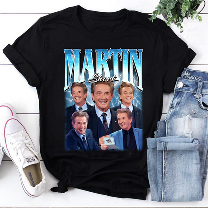 Martin Short Vintage Style Graphic T-Shirt - Classic TV Legend Tee