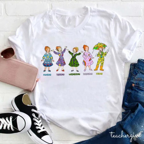 Hocus Pocus Sanderson Sisters T-Shirt - Witchy Days of the Week Tee