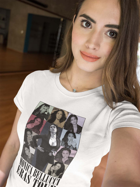 Monica Bellucci Eras Tour T-Shirt Vintage Style Collage Tee