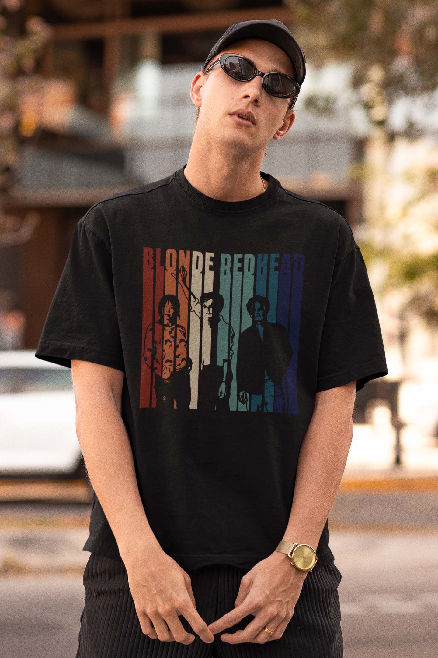 Blonde Redhead Vintage Style Band Graphic T-Shirt Unisex