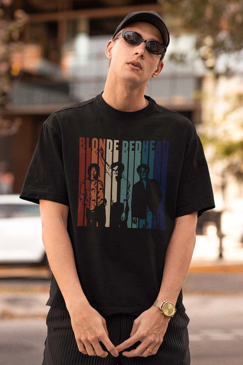Blonde Redhead Vintage Style Band Graphic T-Shirt Unisex