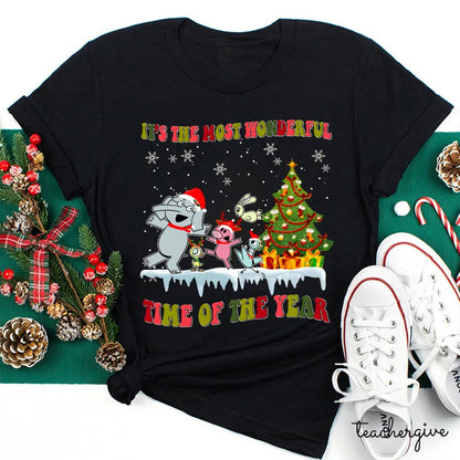 It's The Most Wonderful Time Of The Year Christmas Cartoon Tee