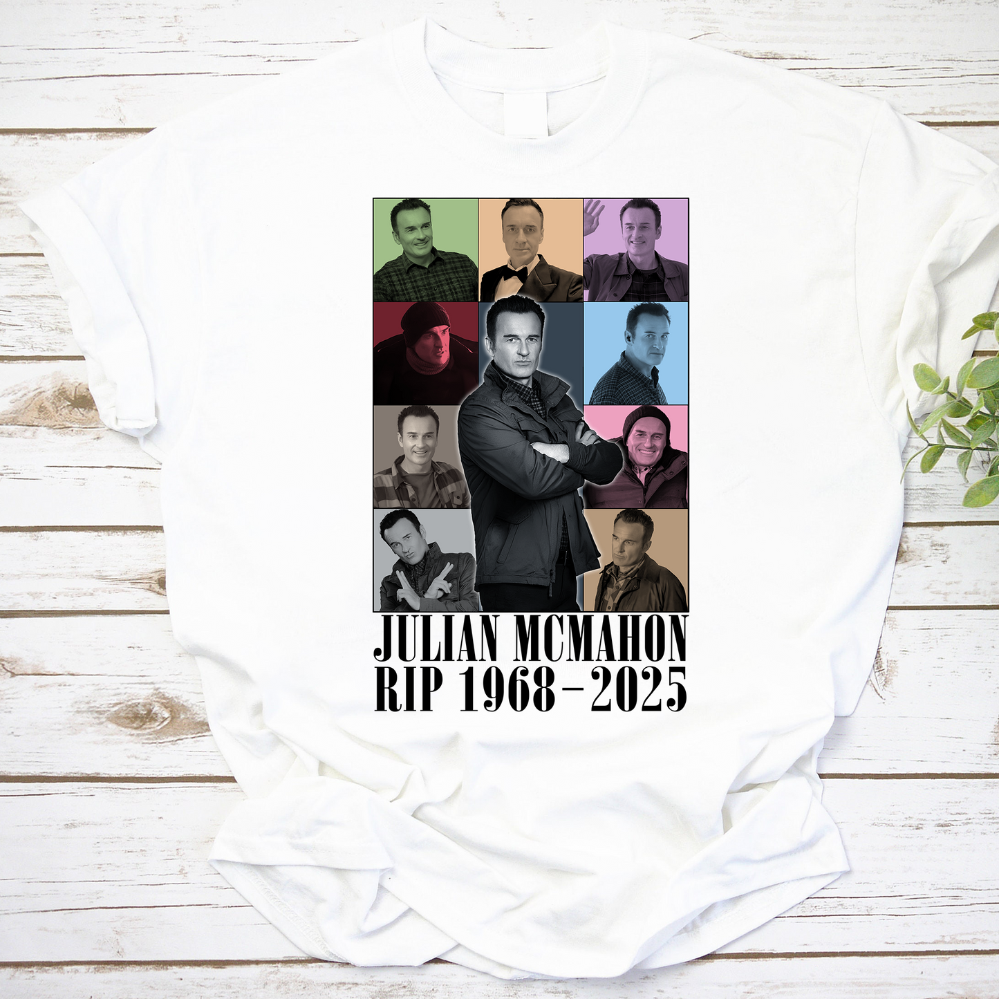 Julian McMahon RIP 1968-2025 T-Shirt - Tribute Memory Shirt for Fans