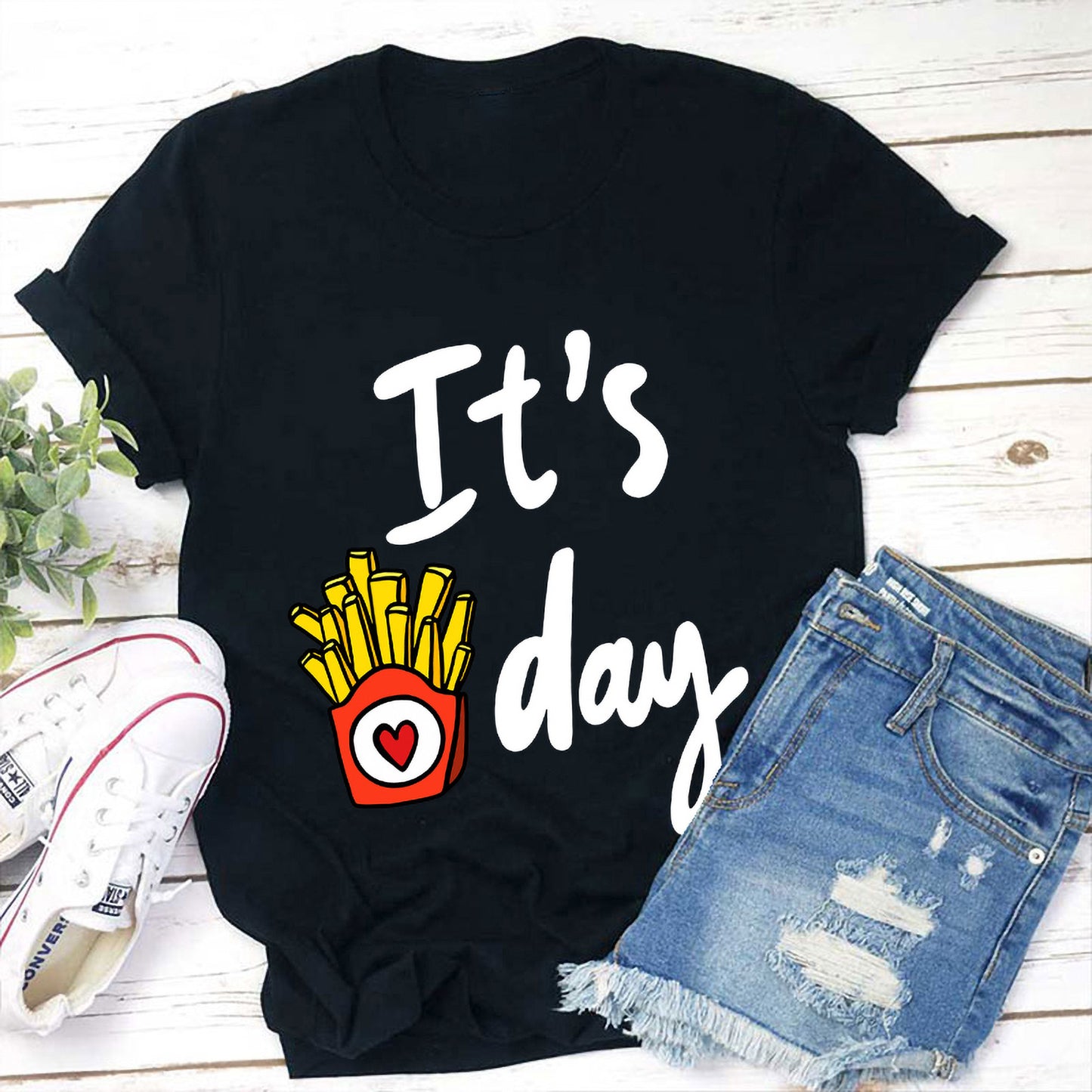 It's Fry Day Shirt - Fun French Fries Graphic Tee