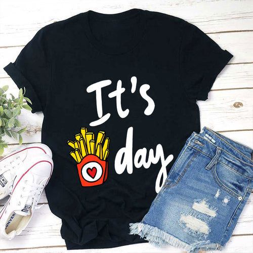 It's Fry Day Shirt - Fun French Fries Graphic Tee