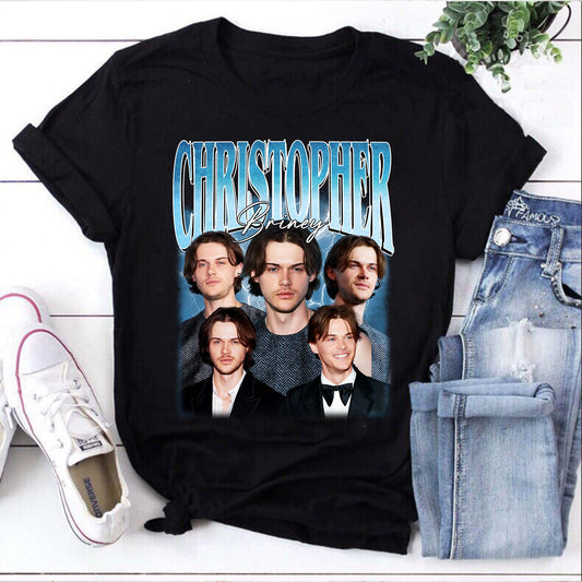 Christopher Briney Collage T-Shirt - Celebrity Photo Tee Fan Gift