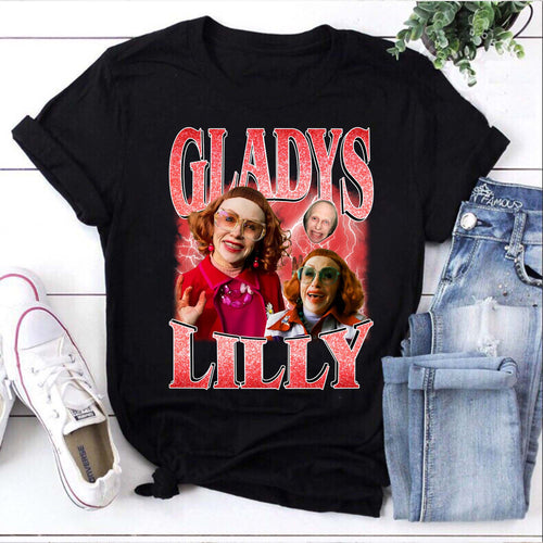 Funny Gladys Lily Character Shirt – Quirky Retro Comedy Graphic Tee