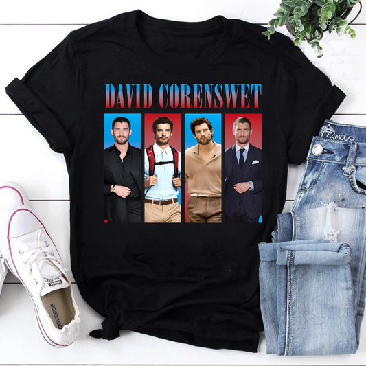 David Corenswet Fan Shirt - Stylish Actor Photo Collage Tee