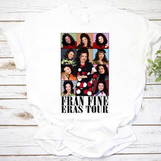 Fran Fine Eras Tour T-Shirt - Vintage The Nanny Fan Tee