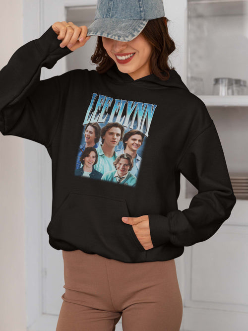 Lee Flynn Vintage Style Hoodie - Retro TV Show Fan Pullover Sweatshirt